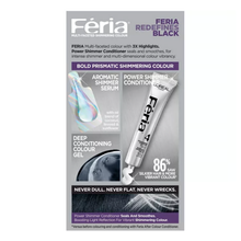 Load image into Gallery viewer, L'Oréal Paris Feria Multi-Faceted Shimmering Hair Colour - 21 Bright Black