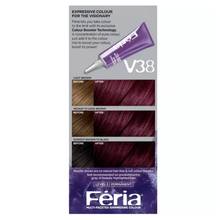 Load image into Gallery viewer, L'Oréal Paris Feria Multi-Faceted Shimmering Hair Colour - V38 Intense Deep Violet