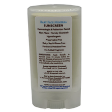 Load image into Gallery viewer, Babo Botanicals Baby Face Mineral Sunscreen Stick SPF 50