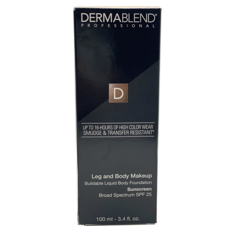 Dermablend Light 2024 Leg and Body Cover Maximum Coverage Body Foundation 3.4oz