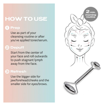 Load image into Gallery viewer, Sacheu Beauty Stainless Steel Facial Roller