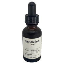 Load image into Gallery viewer, Goodfellow & Co No. 03 Moroccan Mint & Cedar Beard Oil 1 oz