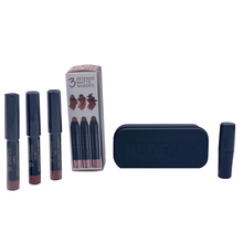 Load image into Gallery viewer, Nudestix 3 Mini Intense Matte Lip & Cheek Pencils Kit - Pixi, Belle and Purity