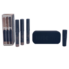 Load image into Gallery viewer, Nudestix 3 Mini Nude Metallics Eye Pencils Kit - Nudity, Burnish and Smoke