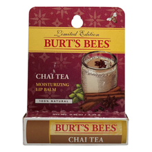 Load image into Gallery viewer, Burt's Bees Limited Edition Moisturizing Lip Balm - Chai Tea