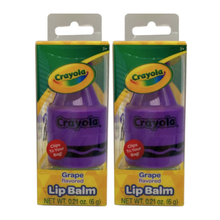 Load image into Gallery viewer, Crayola Chubby Lip Balm Grape Flavored - 2 ct