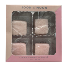 Load image into Gallery viewer, Joon X Moon Champagne & Rose Cube Body Scrub Box