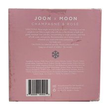 Load image into Gallery viewer, Joon X Moon Champagne & Rose Cube Body Scrub Box