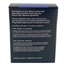 Load image into Gallery viewer, TATCHA Water Cream & Deep Cleanse Mini Set
