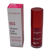 Load image into Gallery viewer, Clarins Water Lip Stain - 03 Red Water