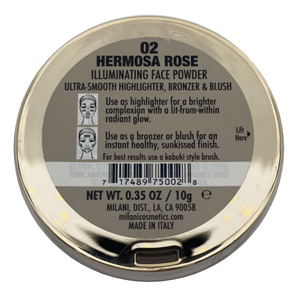 Milani Illuminating Face Powder - 02 Hermosa Rose