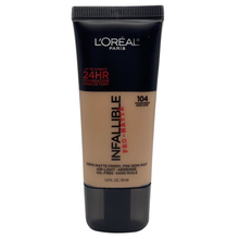 Load image into Gallery viewer, L&#39;Oréal Paris Infallible Pro Matte Foundation - 104 Golden Beige