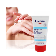 Load image into Gallery viewer, Eucerin Advanced Repair Natural Moisturizing Light Feel Hand Creme 2.7 oz