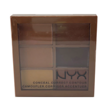 Load image into Gallery viewer, NYX Conceal Corrector Contour Palette - 3CP03 Deep