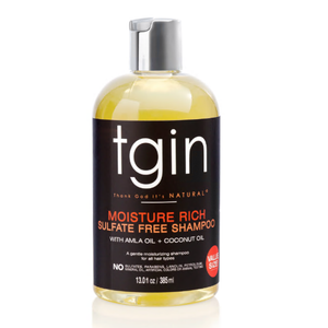 Tgin Moisture Rich Sulfate Free Shampoo 13 oz