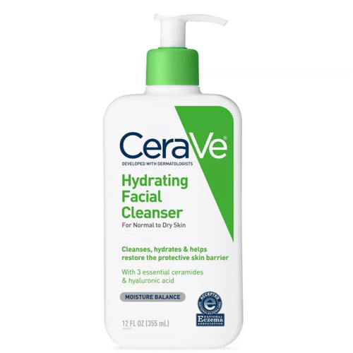CeraVe Hydrating Facial Cleanser For Normal To Dry Skin 12 oz