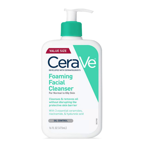 CeraVe Foaming Facial Cleanser For Normal To Oily Skin 16 oz