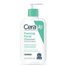 Load image into Gallery viewer, CeraVe Foaming Facial Cleanser For Normal To Oily Skin 8 oz