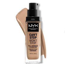 Load image into Gallery viewer, NYX Can&#39;t Stop Won&#39;t Stop Full Coverage Foundation - 10.5 Medium Buff