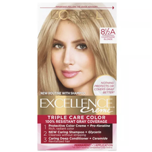 Load image into Gallery viewer, L&#39;Oreal Paris Excellence Triple Protection Permanent Hair Color - 8.5A Champagne Blonde