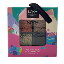 Load image into Gallery viewer, NYX Sprinkle Town Cream Glitter Palette - CGLI002 Chocolate Shake