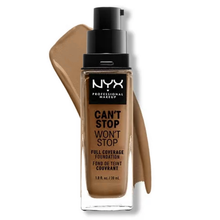 Load image into Gallery viewer, NYX Can&#39;t Stop Won&#39;t Stop Full Coverage Foundation - 16.5 Nutmeg