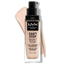 Load image into Gallery viewer, NYX Can&#39;t Stop Won&#39;t Stop Full Coverage Foundation - 1.3 Light Porcelain