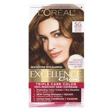 Load image into Gallery viewer, L&#39;Oreal Paris Excellence Triple Protection Permanent Hair Color - 5G Medium Brown