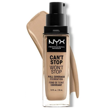 Load image into Gallery viewer, NYX Can&#39;t Stop Won&#39;t Stop Full Coverage Foundation - 10 Buff