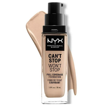 Load image into Gallery viewer, NYX Can&#39;t Stop Won&#39;t Stop Full Coverage Foundation - 04 Light Ivory