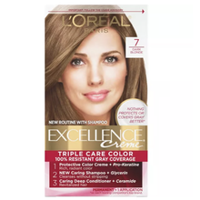 Load image into Gallery viewer, L&#39;Oreal Paris Excellence Triple Protection Permanent Hair Color - 7 Dark Blonde