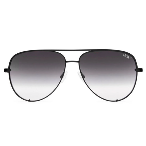 Quay Australia High Key Sunglasses - Black/Silver