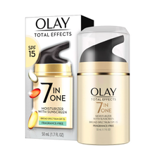 Load image into Gallery viewer, Olay Total Effects Face Moisturizer Fragrance Free SPF 15 1.7 oz