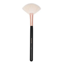 Load image into Gallery viewer, Morphe Makeup Brushes Collection Rose Gold - R12 Deluxe Highlight Fan