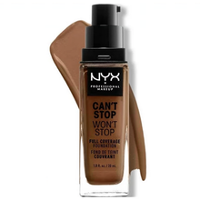 Load image into Gallery viewer, NYX Can&#39;t Stop Won&#39;t Stop Full Coverage Foundation - 17 Cappuccino