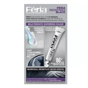 L'Oréal Paris Feria Multi-Faceted Shimmering Hair Colour - 21 Bright Black