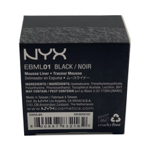 Load image into Gallery viewer, NYX Epic Black Mousse Liner - EBML01 Black