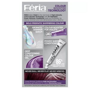 L'Oréal Paris Feria Multi-Faceted Shimmering Hair Colour - V38 Intense Deep Violet