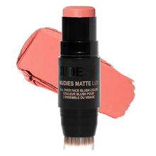 Load image into Gallery viewer, Nudestix Nudies Matte Lux All Over Face Blush Color - Pretty Peachy