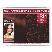 Load image into Gallery viewer, L&#39;Oreal Paris Excellence Triple Protection Permanent Hair Color - 4RM Dark Mahogany Red