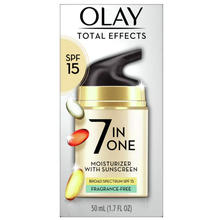 Load image into Gallery viewer, Olay Total Effects Face Moisturizer Fragrance Free SPF 15 1.7 oz