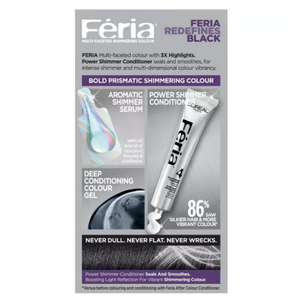 L'Oréal Paris Feria Multi-Faceted Shimmering Hair Colour - 20 Black