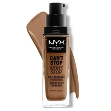 Load image into Gallery viewer, NYX Can&#39;t Stop Won&#39;t Stop Full Coverage Foundation - 16 Mahogany