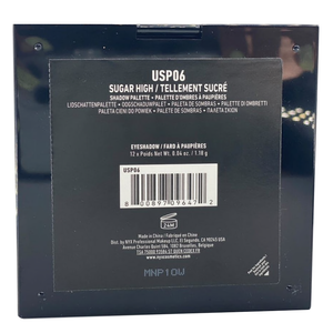 NYX Ultimate Multi Finish Shadow Palette - USP06 Sugar High