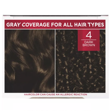 Load image into Gallery viewer, L&#39;Oreal Paris Excellence Triple Protection Permanent Hair Color - 4 Dark Brown