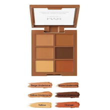 Load image into Gallery viewer, NYX Conceal Corrector Contour Palette - 3CP03 Deep