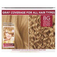 Load image into Gallery viewer, L&#39;Oreal Paris Excellence Triple Protection Permanent Hair Color - 8G Medium Golden Blonde