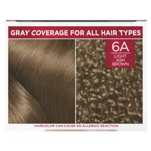 Load image into Gallery viewer, L&#39;Oreal Paris Excellence Triple Protection Permanent Hair Color - 6A Light Ash Brown