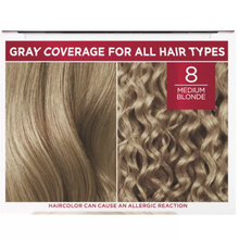 Load image into Gallery viewer, L&#39;Oreal Paris Excellence Triple Protection Permanent Hair Color - 8 Medium Blonde