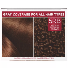 Load image into Gallery viewer, L&#39;Oreal Paris Excellence Triple Protection Permanent Hair Color - 5RB Medium Reddish Brown